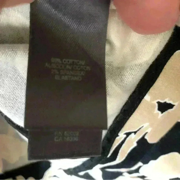 Liz Claiborne Lightweight Floral Printed Cotton Jacket Size 12 P - Picture 11 of 12